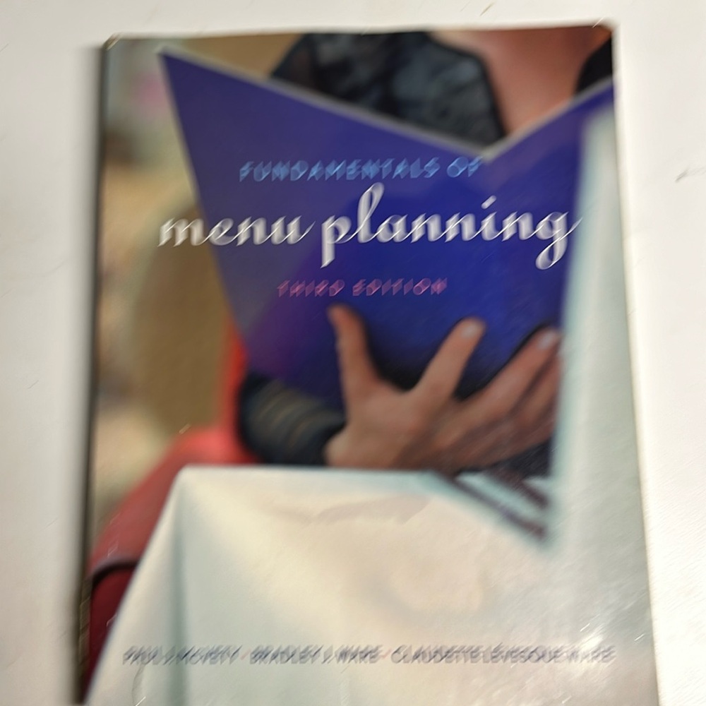 Fundamentals of Menu Planning Book